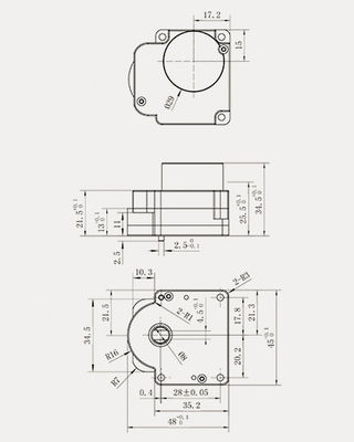 Geared Synchron Valve Motor