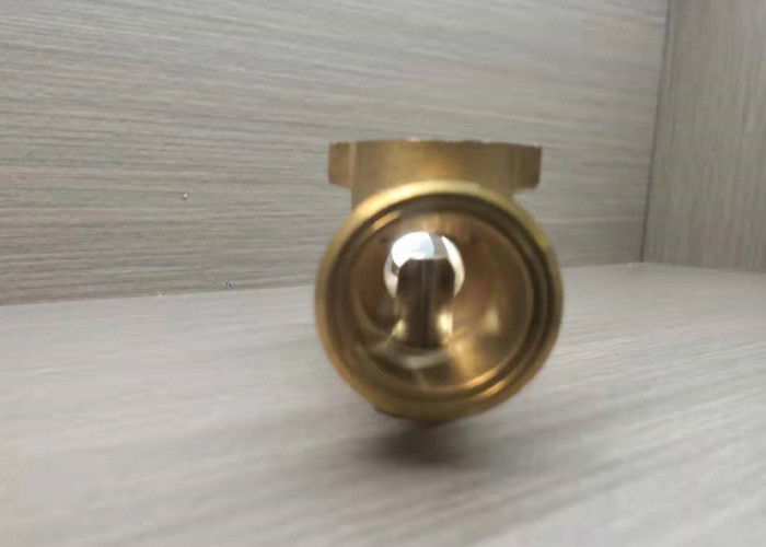 DN15 Brass Water Meter Body 110mm Length Ultrasonic Transducer Holder